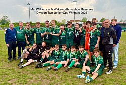 2024/25 MEL WILLIAMS  JUNIOR CUP WINNERS WIRKSWORTH IVANHOE RESERVES