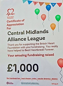 Letter from British Heart Foundation