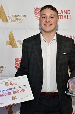[Archie Brown] New volunteer of the year